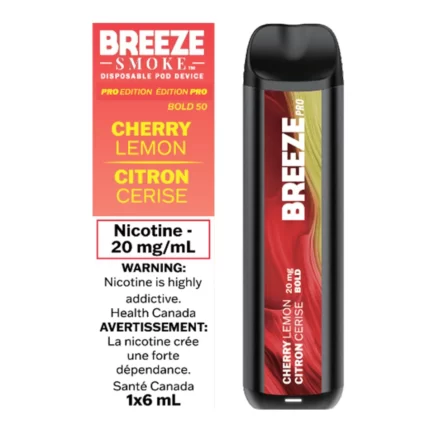 BREEZE Pro Edition 2000 Puffs - Cherry Lemon