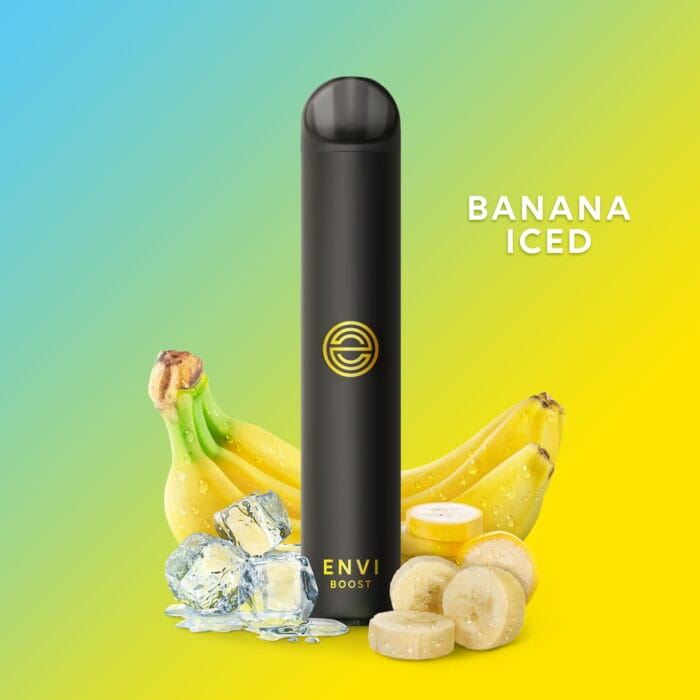 envi boost 1500 puffs - banana iced