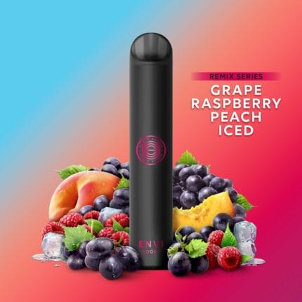Envi Boost 1500 Puffs - Grape Raspberry Peach Iced - Remix Series