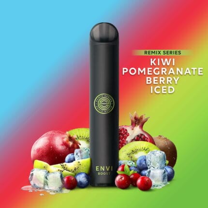 Envi Boost 1500 Puffs - Kiwi Pomegranate Berry Iced - Remix Series