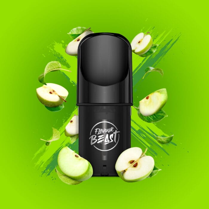 flavour beast pod pack - gusto green apple