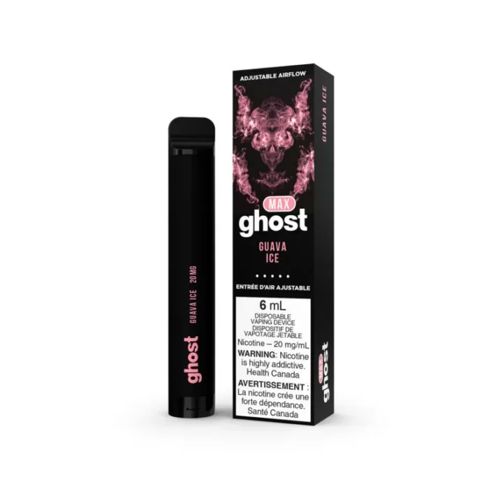ghost max 2000 puffs - guava ice