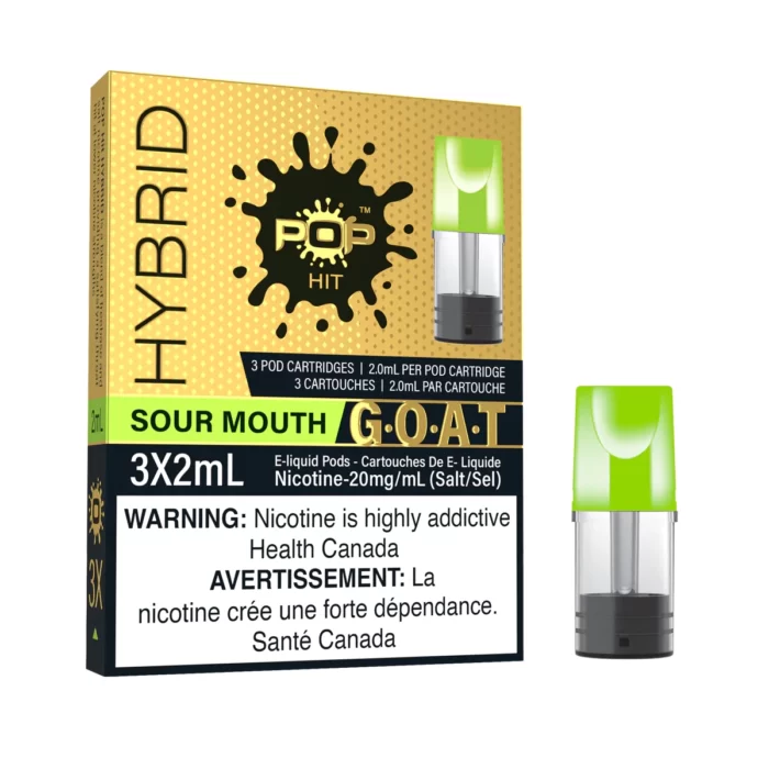 pop pods - sour mouth - g.o.a.t series - 3 pack