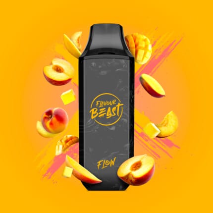 Flavour Beast Flow 4000 Puffs - Mad Mango Peach - Spectacular Flavour