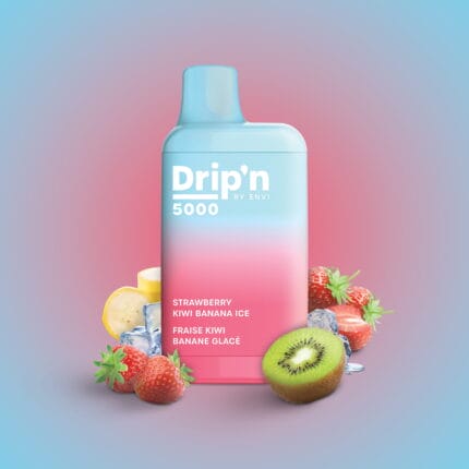 Drip'n 5000 Puffs by Envi - Strawberry Kiwi Banana Ice - Exhilarating Flavor