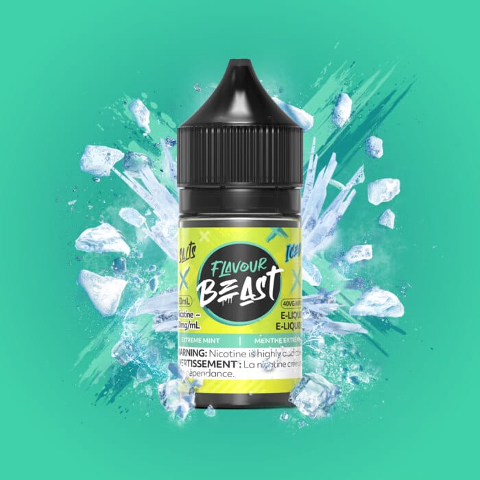 flavour beast e-liquid - extreme mint iced