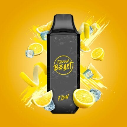 Flavour Beast Flow ICED 4000 Puffs - Lemon Squeeze