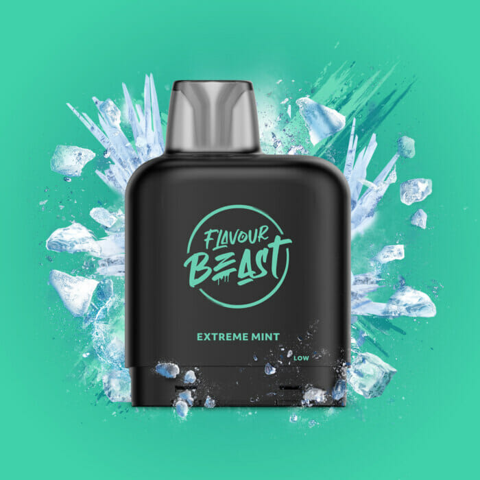 level x flavour beast pod 7000 puffs - extreme mint iced