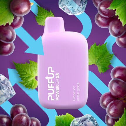 PuffUP 5K Disposable - Grape Iced
