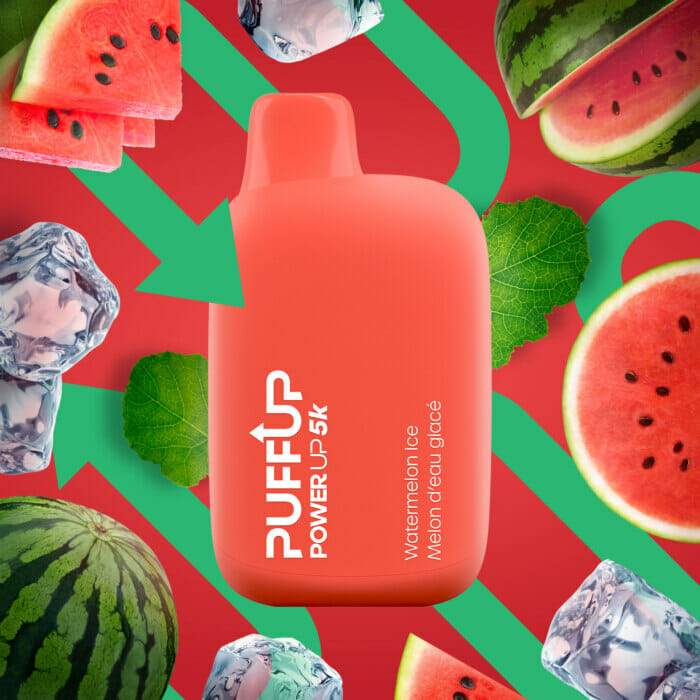 puffup 5k disposable - watermelon iced