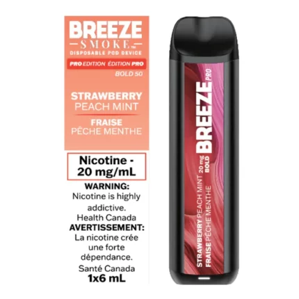 BREEZE Pro Edition 2000 Puffs - Strawberry Peach
