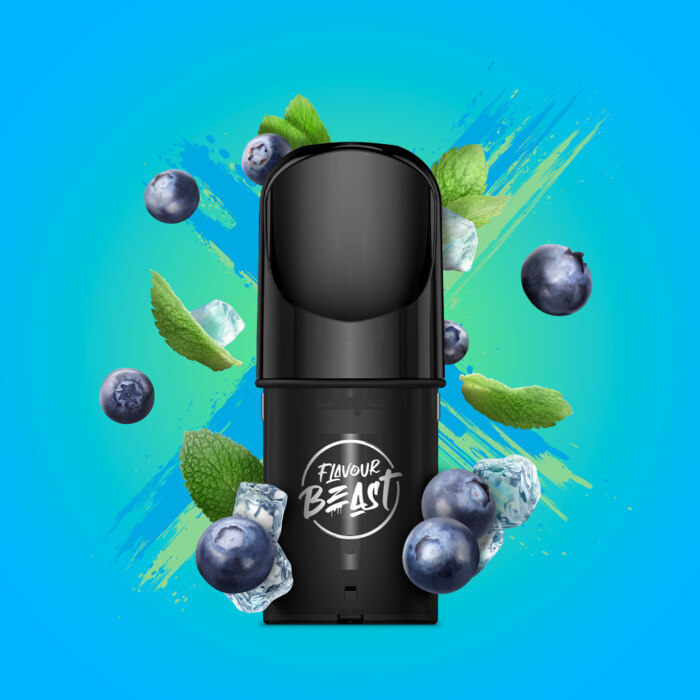 flavour beast pod pack - blessed blueberry mint
