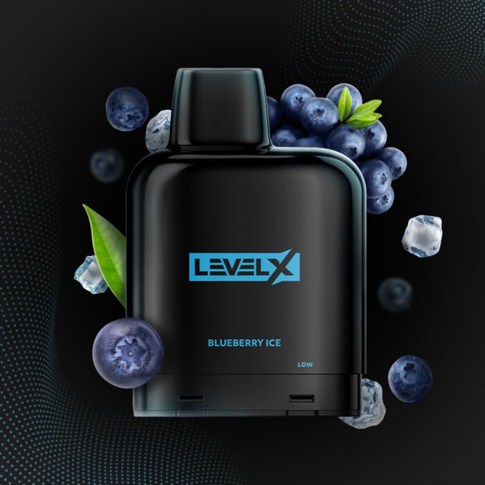 level x flavour beast pod 7000 puffs - blueberry ice