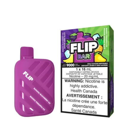 Flip Bar 9000 Puffs - Banana Blackberry Ice & Mango Pineapple Ice