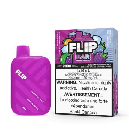 Flip Bar 9000 Puffs - Grape Punch Ice & Berry Blast Ice