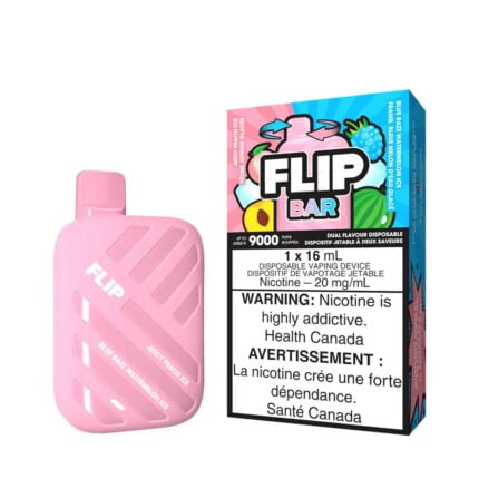 Flip Bar 9000 Puffs - Juicy Peach Ice & Blue Razz Watermelon Ice