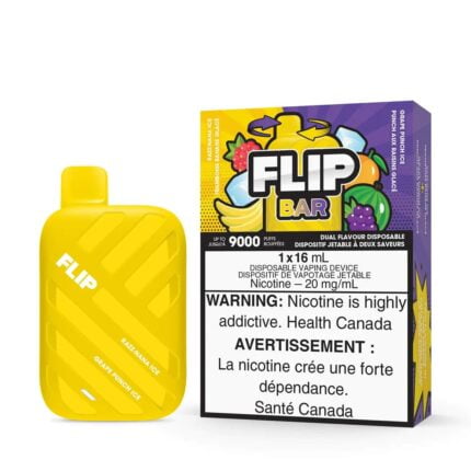 Flip Bar 9000 Puffs - Razz Nana Ice & Grape Punch Ice