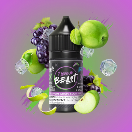 Flavour Beast E-Liquid - Grapplin Grape Sour Apple Iced